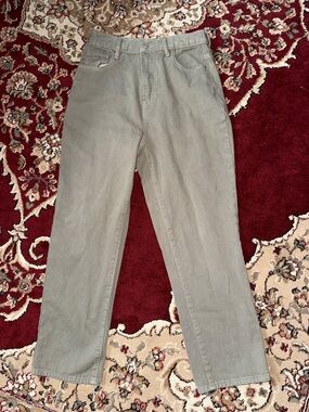 PacSun Women’s Light Olive Green Straight-Leg Jeans